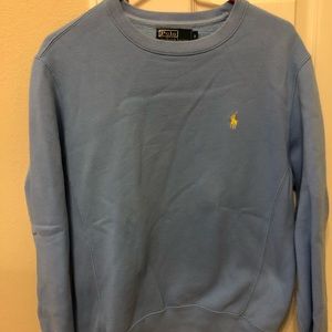 Light Blue - Polo sweatshirt